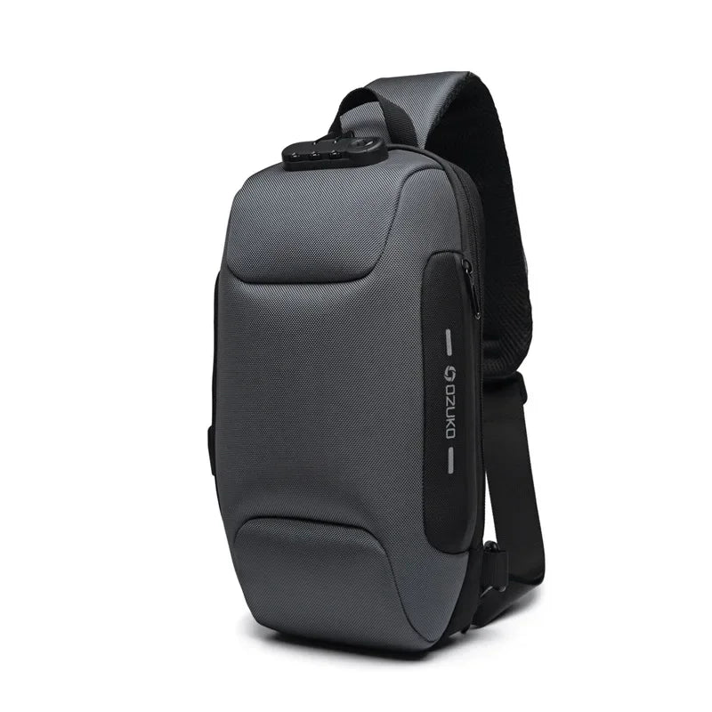 2024 Men'S Cross Body Bag Anti-Theft Shoulder Messenger Bags Male Waterproof Short Trip Chest Bag Pack